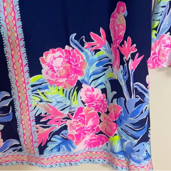 NWT ROSALIA LILLY PULITZER SILK DRESS SZ 16 - Picture 5 of 11